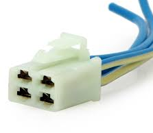 سوکت 4 خانه رله فن پرایدانژکتور درجه1 سیم 2.8